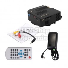 VideoProiector digitale LCD LED-uri VGA /USB/SD /AV/HDMI